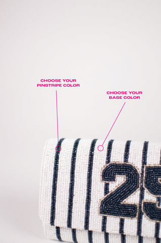 Pinstripe Medium Structured with Number