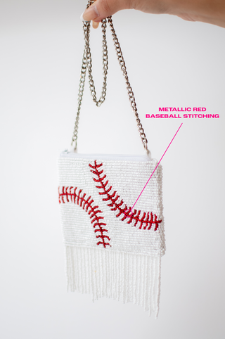 Baseball Crossbody Card Case ✦ Stadium Approved
