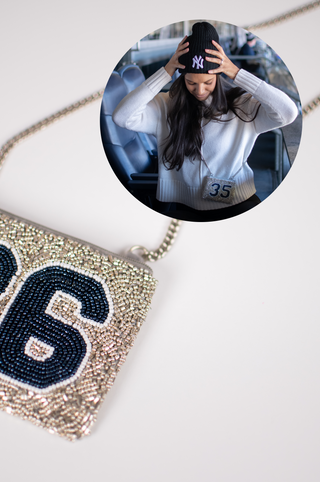 Varsity Number Crossbody Card Case ✦ Stadium Approved