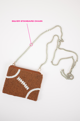 Football Crossbody Card Case ✦ Stadium Approved
