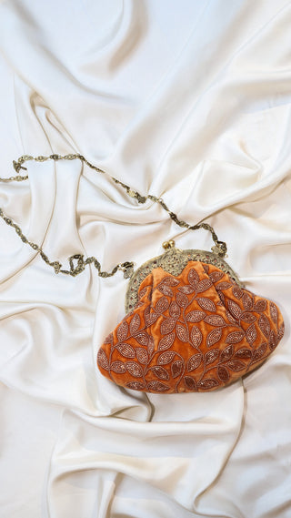 Embellished Velvet Clutch ✦ Vines
