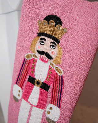 Queen of Sparkles ✦ Pink Nutcracker Stocking