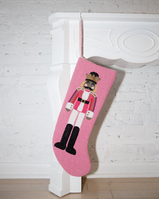Queen of Sparkles ✦ Pink Nutcracker Stocking