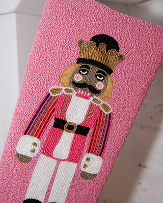 Queen of Sparkles ✦ Pink Nutcracker Stocking