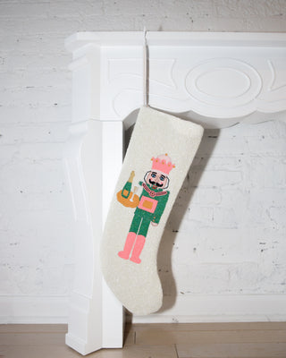 Queen of Sparkles ✦ Serving Nutcracker Stocking in White