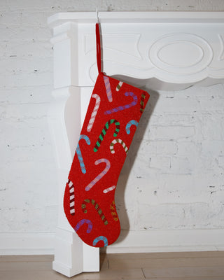 Queen of Sparkles ✦ Candy Cane Stocking