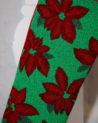 Queen of Sparkles ✦ Poinsetta Stocking