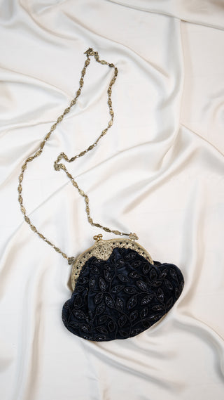 Embellished Velvet Clutch ✦ Vines
