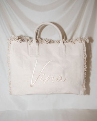 Embroidered Getaway Tote