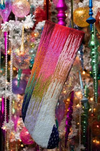 Rainbow Ombré Stocking