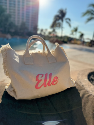 Embroidered Getaway Tote