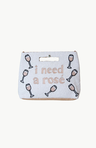I Need a Rosé Handle Pouch