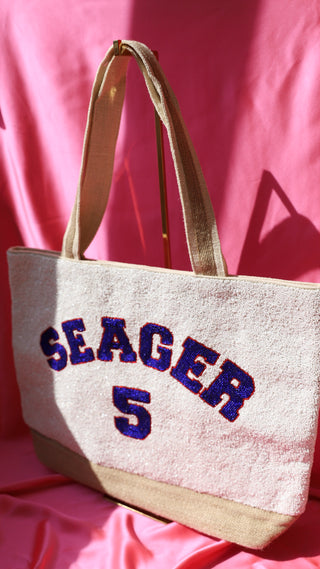 SEAGER 5 Fully Beaded Tote