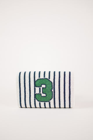 Pinstripe Mini Envelope with Number