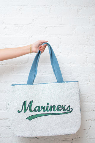 Mariners Fully Beaded Tote