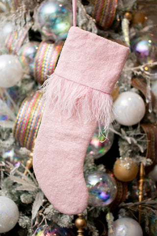 Feather Stocking in Light Pink – Island to East Side