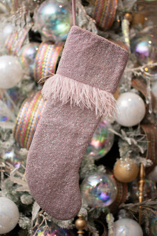 Feather Stocking in Lilac