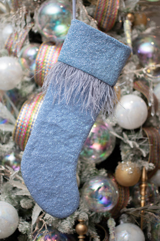 Feather Stocking in Periwinkle