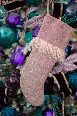 Feather Stocking in Lilac