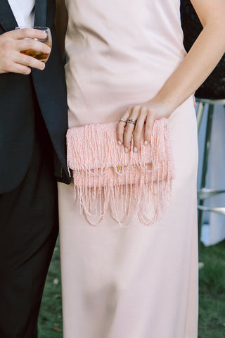 Fringes All Over Medium Structured Bag