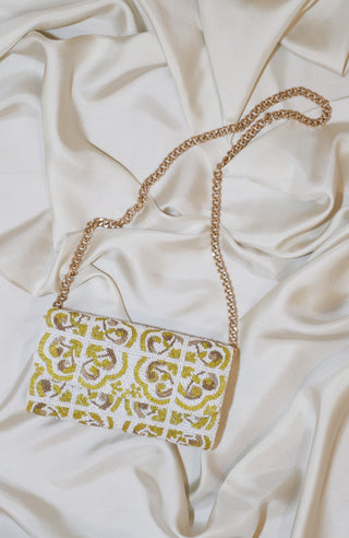 Rosette Mosaic Tile Medium Structured Bag