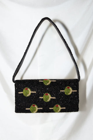 Martini Print Strap Structured